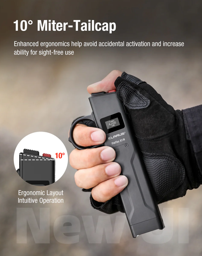 KLARUS: FlatTac X1, Ultra Slim Tactical Flashlight