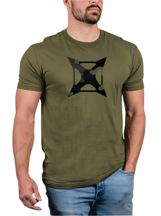 VERTX: Stealth Camo Logo Graphic T-Shirt