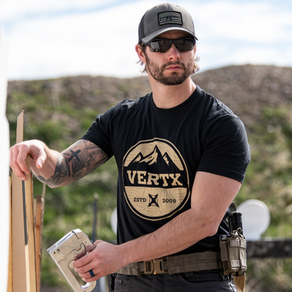 VERTX: Tri-Peak Shield T-Shirt