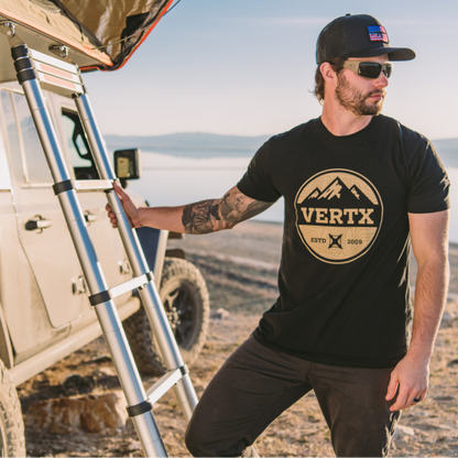 VERTX: Tri-Peak Shield T-Shirt