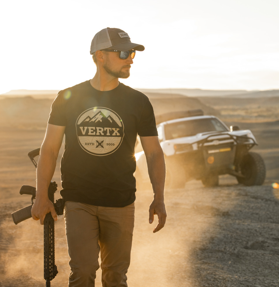 VERTX: Tri-Peak Shield T-Shirt