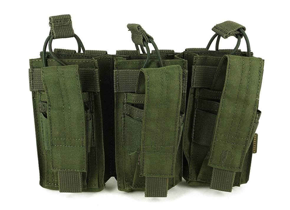 SHADOW STRATEGIC: AK/9MM Triple Open Top Mag Pouch