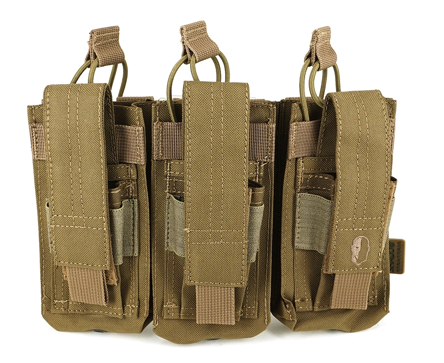 SHADOW STRATEGIC: AK/9MM Triple Open Top Mag Pouch