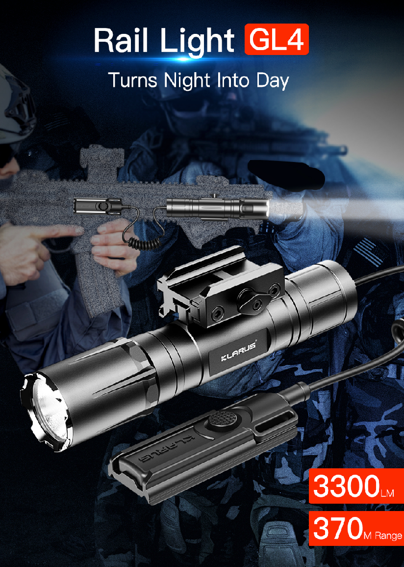 Lampe pistolet Klarus GL4