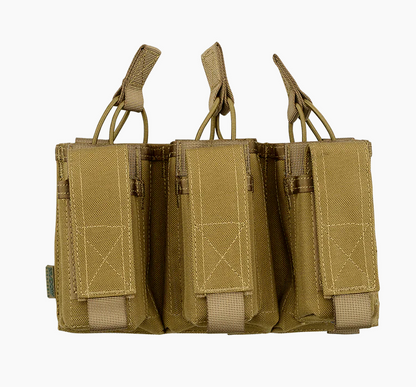 SHADOW TACTICAL: Triple MOLLE Open M4/M16 5.56mm + 9mm SHE-21087