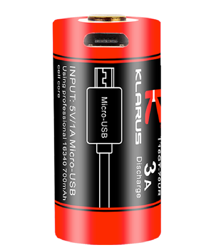 Batterie rechargeable Klarus 16GT-70UR 700mAh