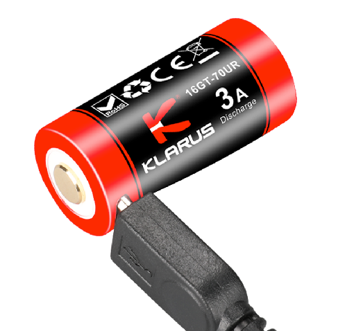 Batterie rechargeable Klarus 16GT-70UR 700mAh
