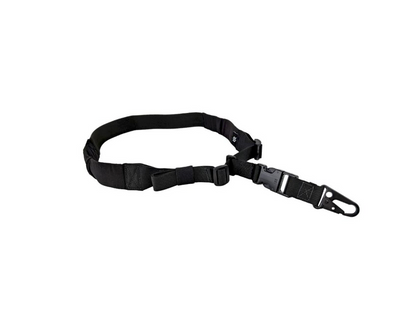 LORICA EQUIPMENT: Single Point Rifle Sling, Snap-hook, Black