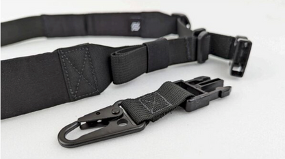 LORICA EQUIPMENT: Single Point Rifle Sling, Snap-hook, Black