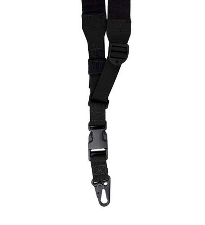 LORICA EQUIPMENT: Single Point Rifle Sling, Snap-hook, Black