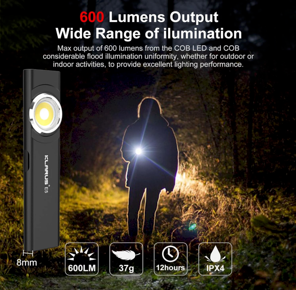 KLARUS: E5 EDC Tool-Light