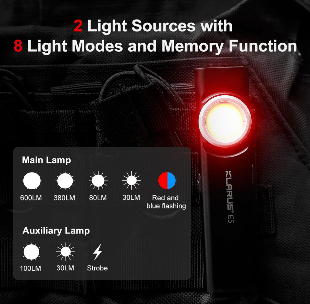 KLARUS: E5 EDC Tool-Light