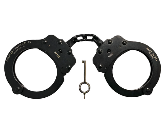PEERLESS: 701CP Chain Handcuff Penetrate, Black Oxide Finish