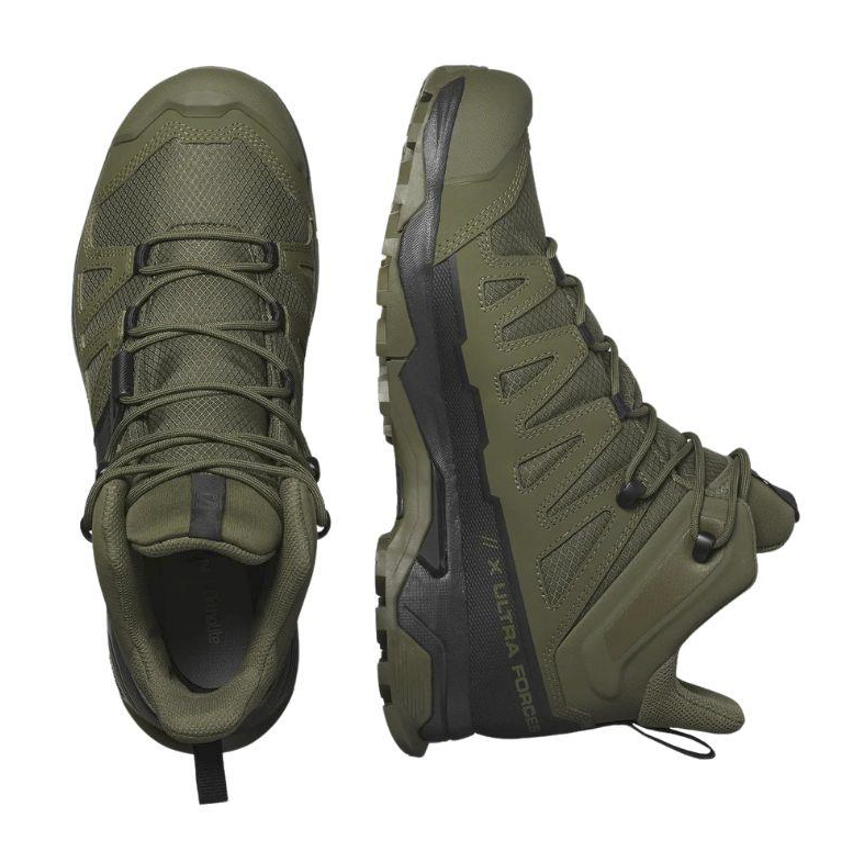 SALOMON: X Ultra Forces Mid Boot- No Gortex-Green