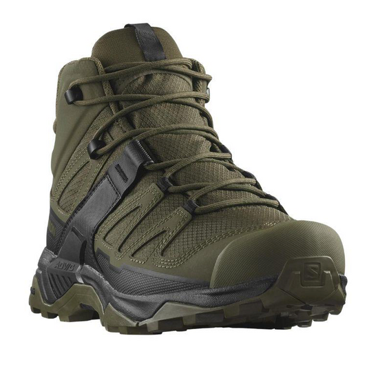SALOMON: X Ultra Forces Mid Boot- No Gortex-Green