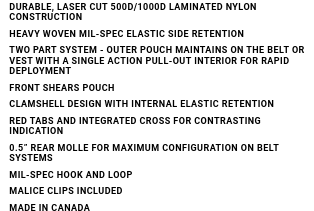 LORICA EQUIPMENT: Tear-Away IFAK Pouch, MOLLE-Equipped