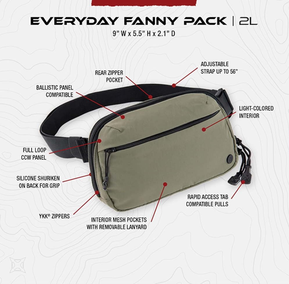 VERTX: Everyday Fanny Pack 2.0, Lena Collection – 416 Tactical VERTX: Everyday Fanny Pack 2.0, Lena Collection – 416 Tactical