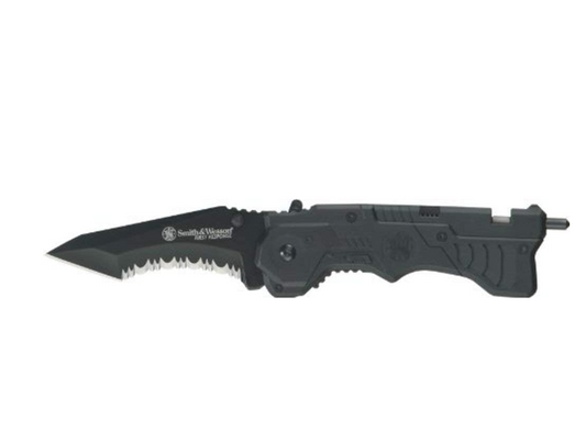 SMITH & WESSON: Taylor First Response, 3rd Gen Liner Lock Folding Knife & Rescue Tool