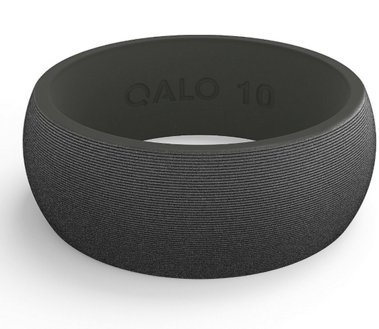 QALO: Men's Tungsten Satin Silicone Ring