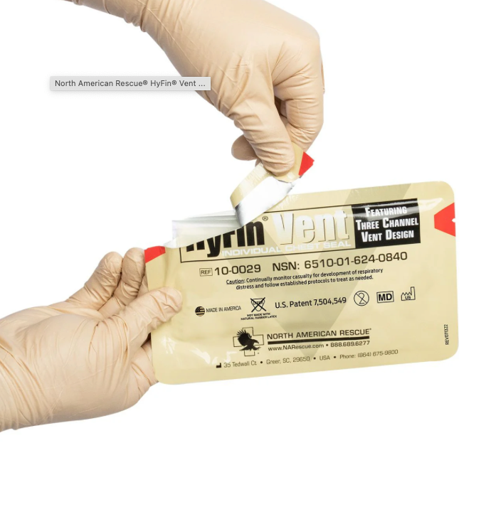 NORTH AMERICAN RESUE: Hyfin® Vent Individual Chest Seal