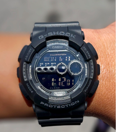 CASIO G-SHOCK: GD100-1B Digital Watch