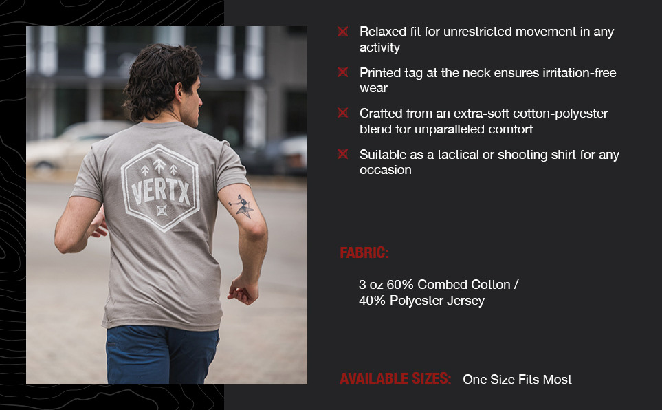 VERTX: Men’s Hexagon Arrow Tee