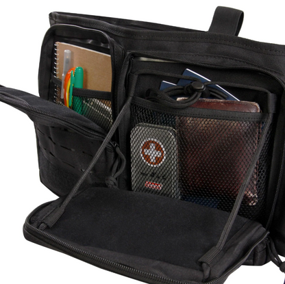 HIGHLAND TACTICAL: Timer Messenger Bag, Black