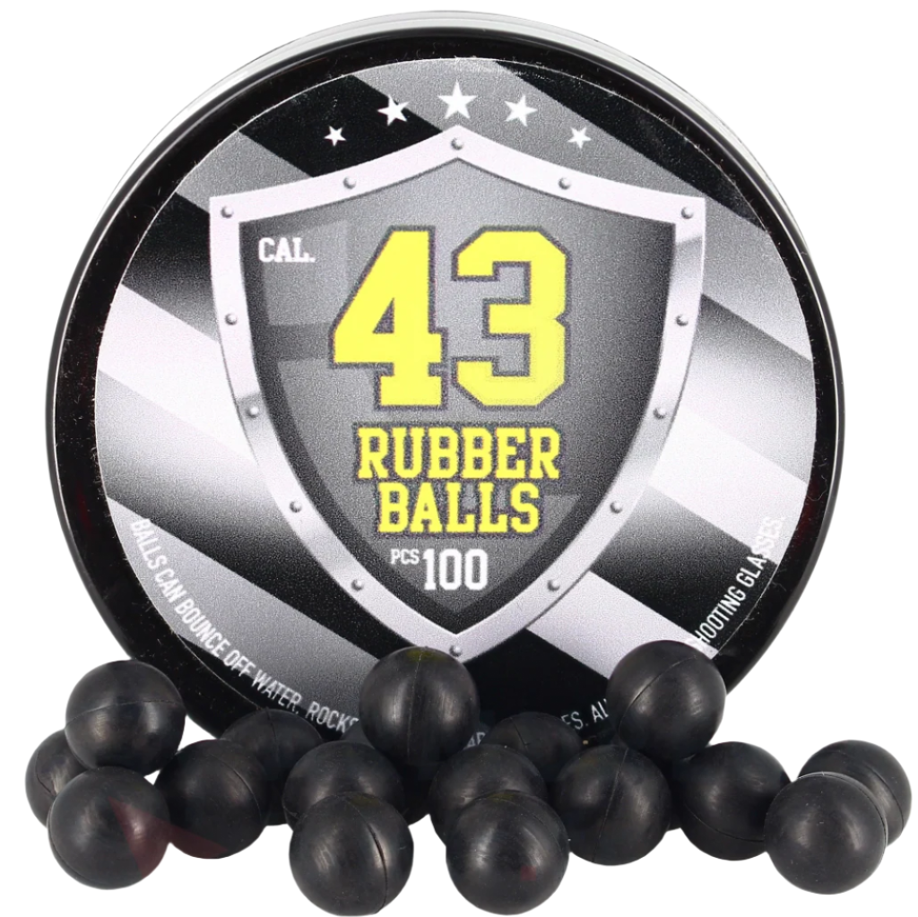 UMAREX: .43cal Rubber Balls, 100 Count