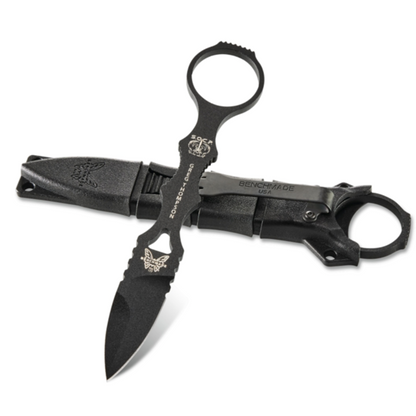 BENCHMADE: SOCP Mini Spear Point with Sheath, BM-177BK
