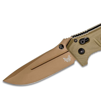 BENCHMADE: Adamas, G10 OD Green, Drop-Point