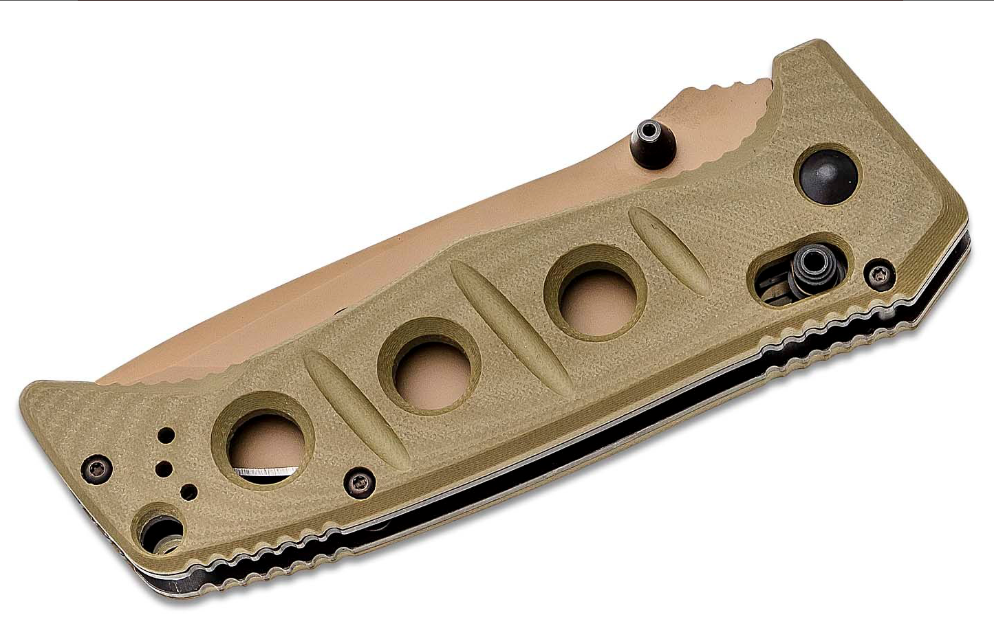 BENCHMADE: Adamas, G10 OD Green, Drop-Point