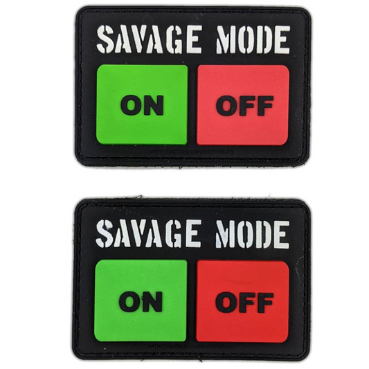 TACTICAL INNOVATIONS:  Savage Mode ON/OFF, PVC Morale Patch