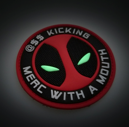 TACTICAL INNOVATIONS: Deadpool A$$ Kicking Merc With a Mouth, PVC Morale Patch