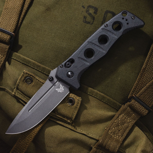 BENCHMADE: Adamas, Tungsten Grey, Axis Lock