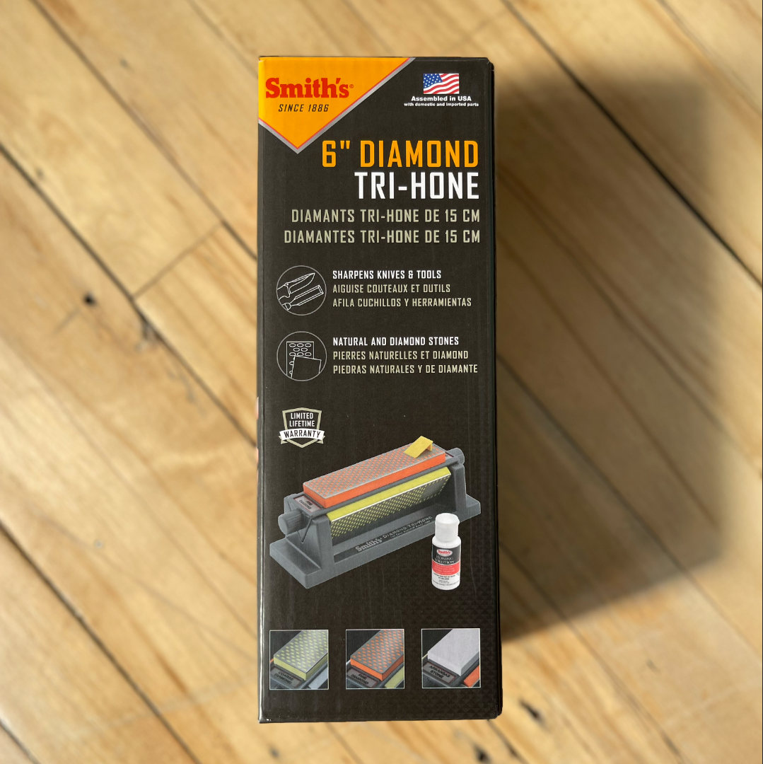 SMITH'S: 6" Diamond Tri-Hone Bench Stones