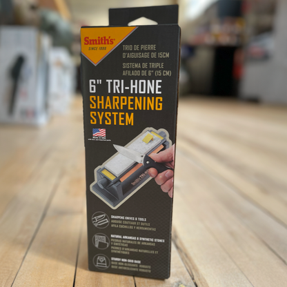 SMITH'S: 6" Tri-Hone Sharpening System