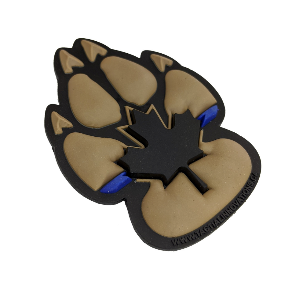 TACTICAL INNOVATIONS: Canadian K9 Support Police/Military PVC Morale Patch