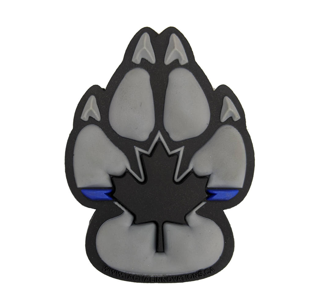 TACTICAL INNOVATIONS: Canadian K9 Support Police/Military PVC Morale Patch
