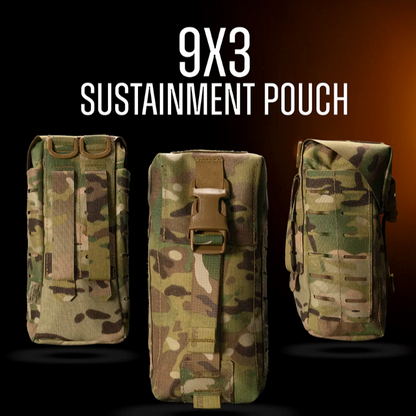 CARCAJOU TACTICAL: Sustainment Pouch, 9" x 3"