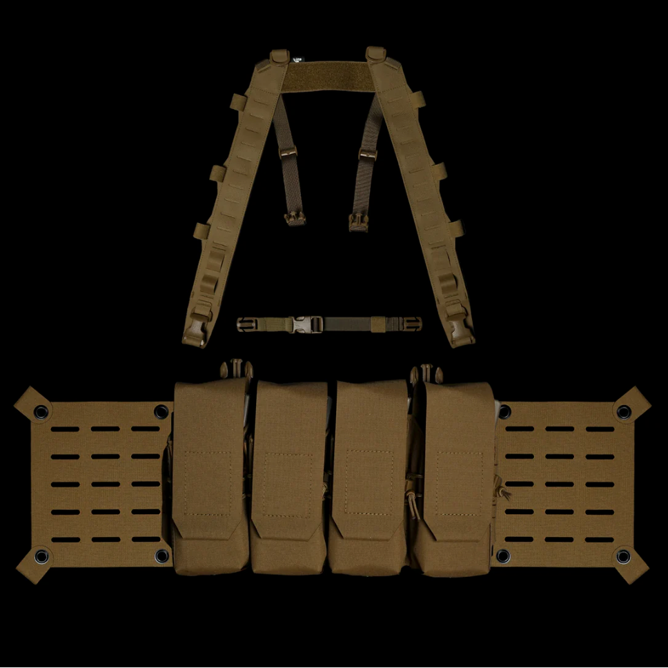 CARCAJOU TACTICAL: 8-Pack Rig, Coyote Brown