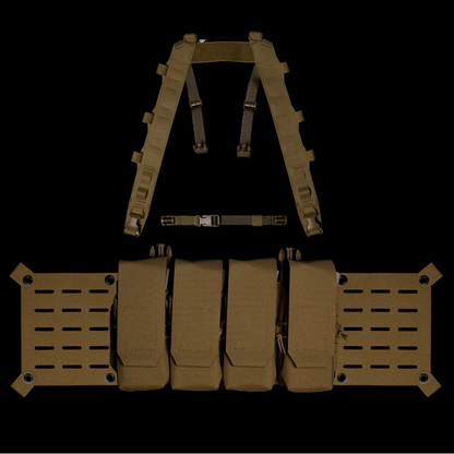 CARCAJOU TACTICAL: 8-Pack Rig, Coyote Brown