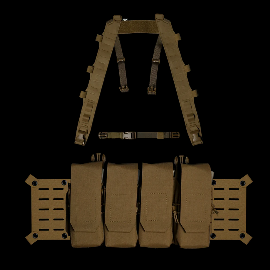 CARCAJOU TACTICAL: 8-Pack Rig, Coyote Brown
