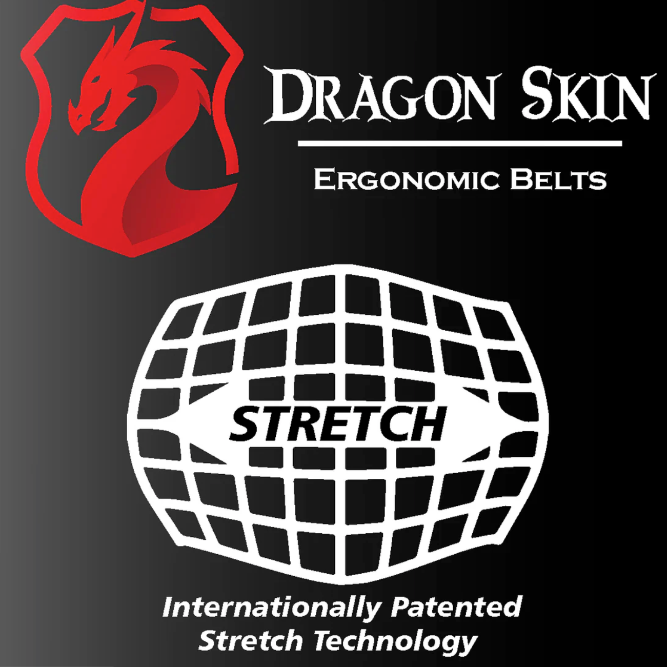 HI-TEC INTERVENTION: Dragon Skin 2" Ergonomic Duty Belt, Black