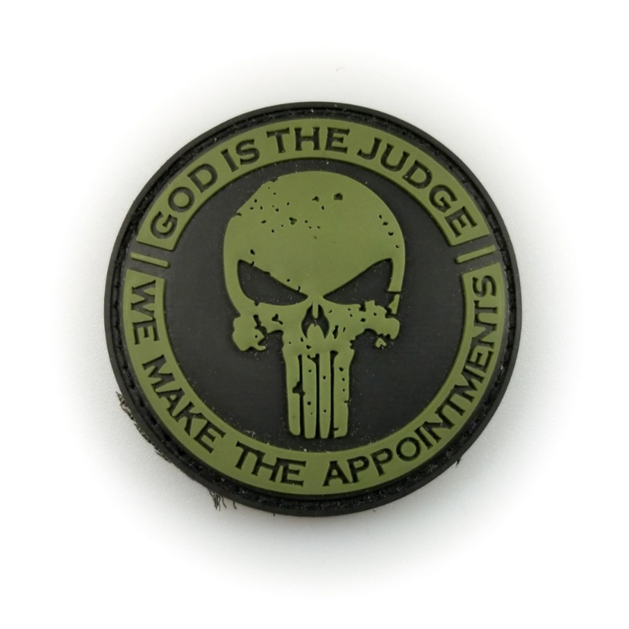 TACTICAL INNOVATIONS: "God is the Judge, We Make the Appointments" PVC Morale Patch