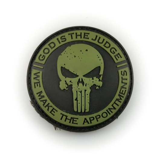 TACTICAL INNOVATIONS: "God is the Judge, We Make the Appointments" PVC Morale Patch