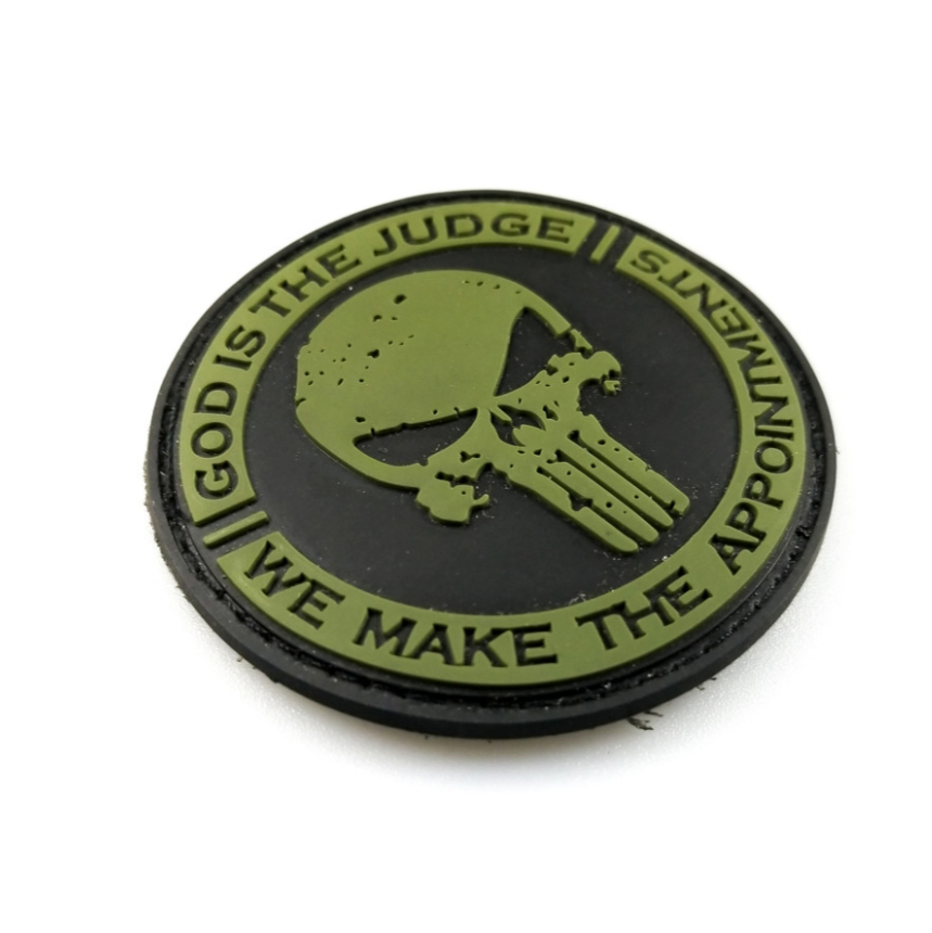 TACTICAL INNOVATIONS: "God is the Judge, We Make the Appointments" PVC Morale Patch