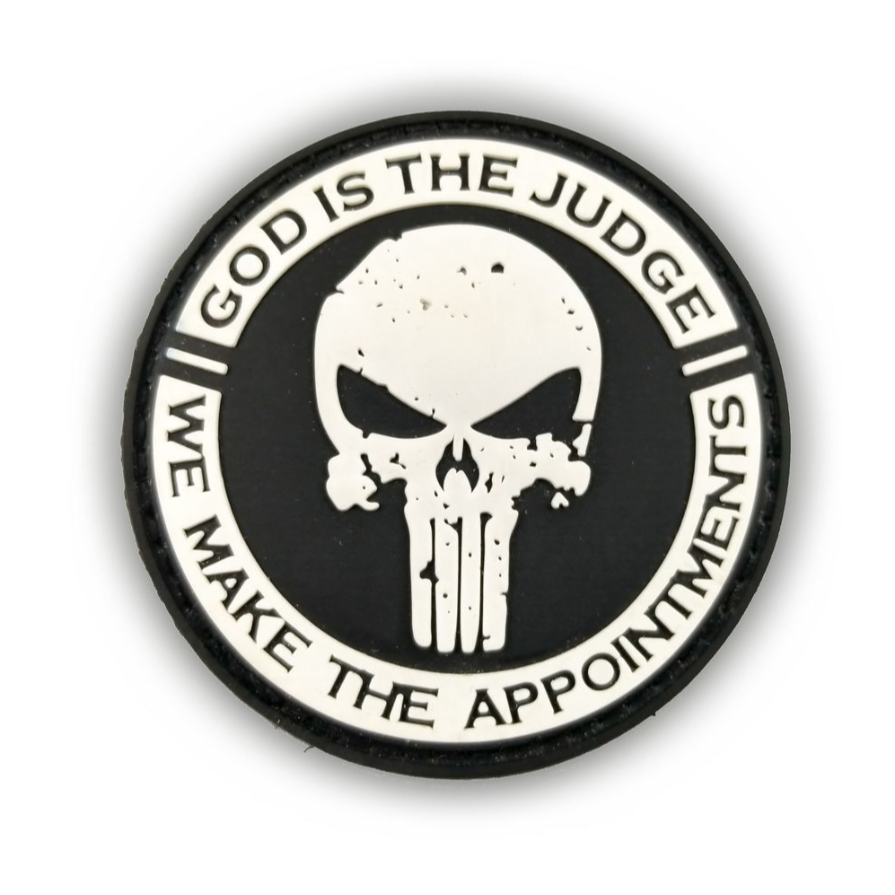 TACTICAL INNOVATIONS: "God is the Judge, We Make the Appointments" PVC Morale Patch