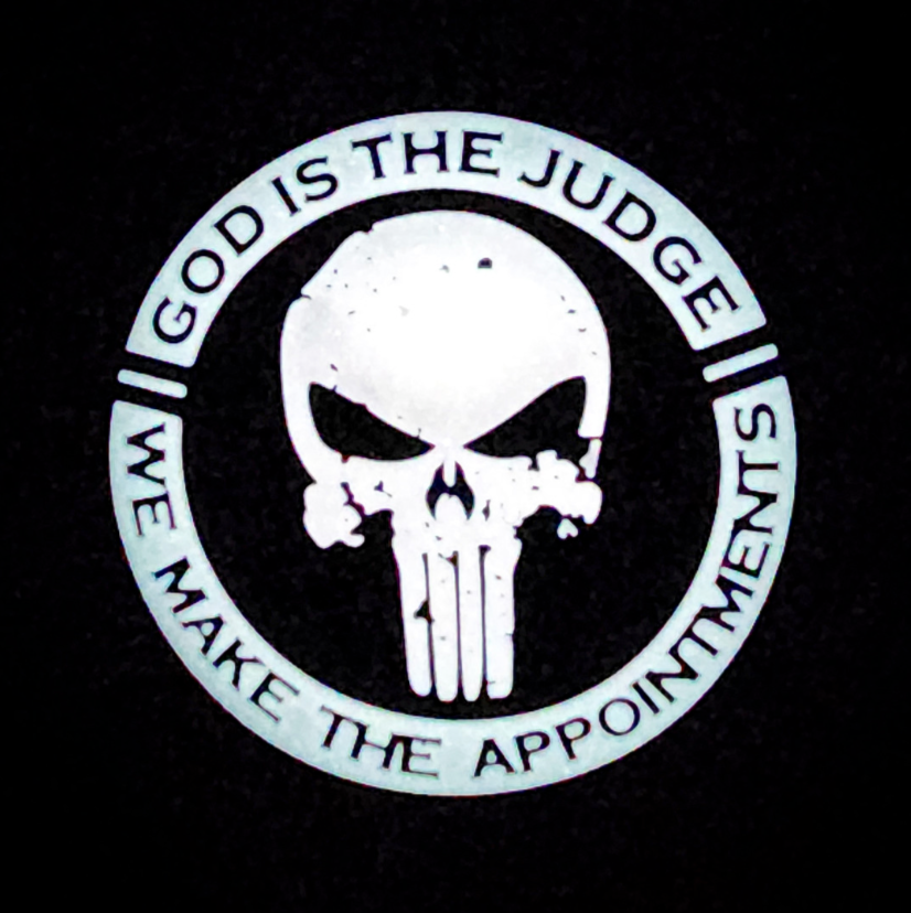 TACTICAL INNOVATIONS: "God is the Judge, We Make the Appointments" PVC Morale Patch