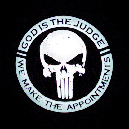 TACTICAL INNOVATIONS: "God is the Judge, We Make the Appointments" PVC Morale Patch
