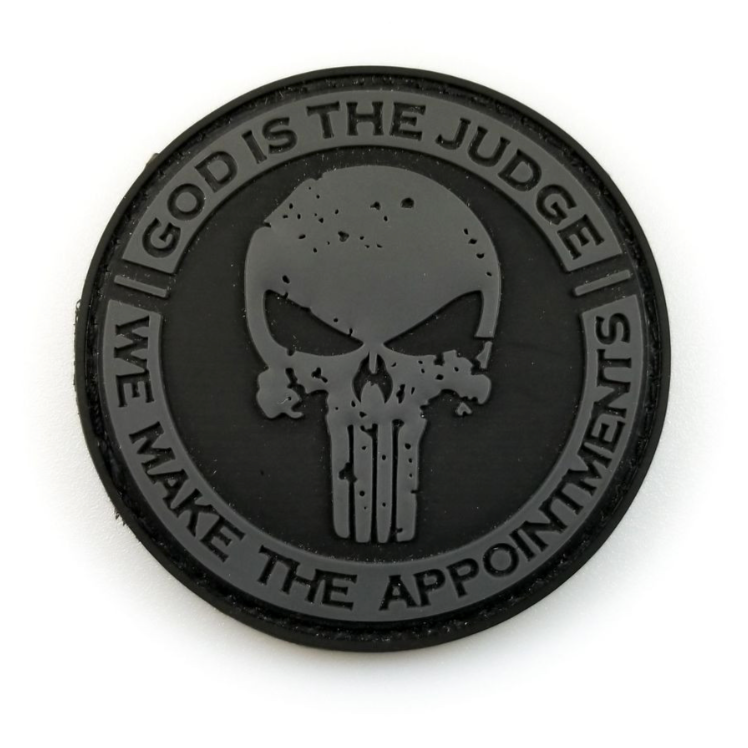 TACTICAL INNOVATIONS: "God is the Judge, We Make the Appointments" PVC Morale Patch